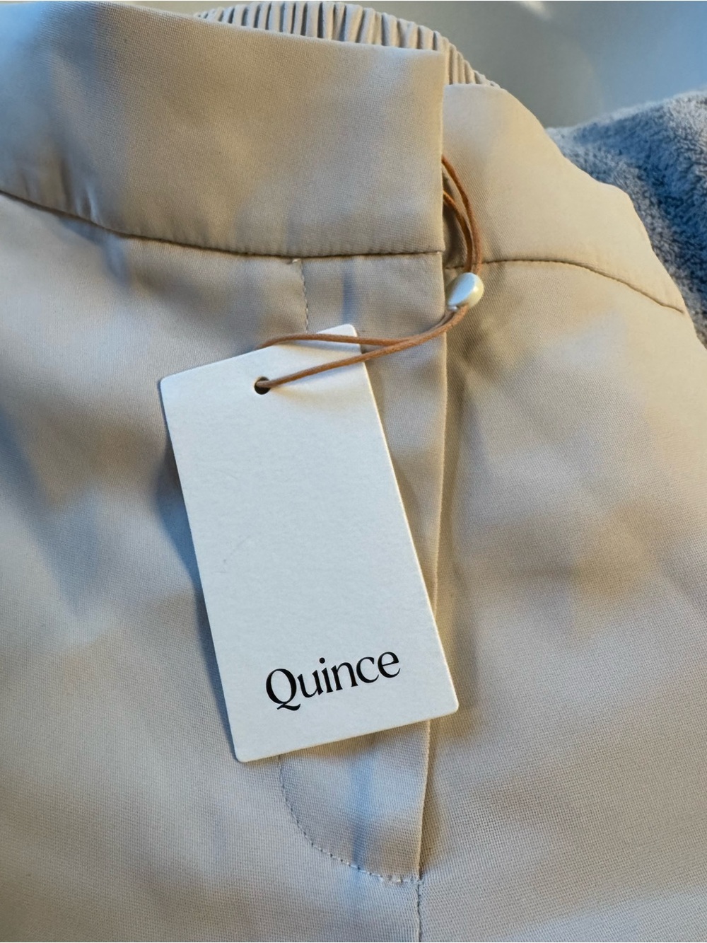 Quince Cream Tailored Stretch Crepe Ankle Pants size 4 NWT - Picture 8 of 10